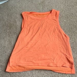 Orange Race Length Muscle Tank | 4
